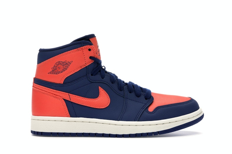 Jordan 1 Retro High Blue Void Turf Orange (Women's)