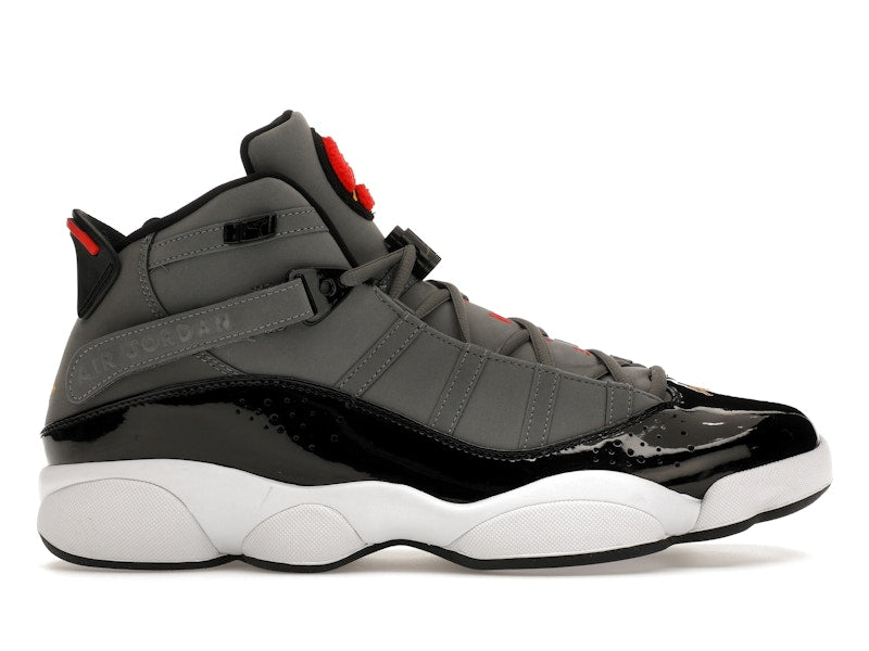 Jordan 6 Rings Smoke Grey Black Red Gold