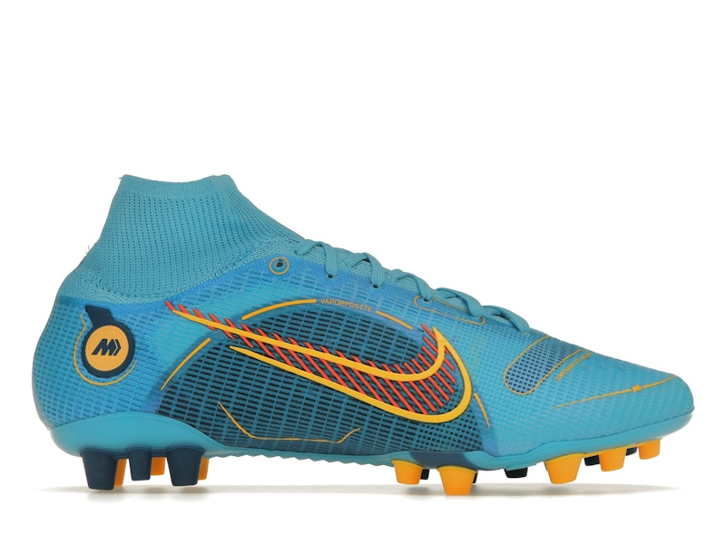 Nike Mercurial Superfly 8 Elite AG Chlorine Blue Laser Orange