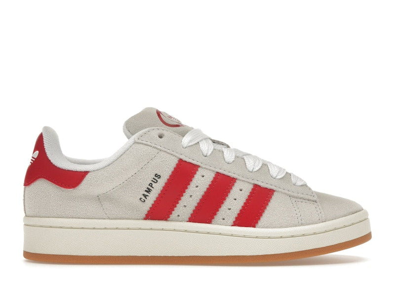 adidas Campus 00s Crystal White Better Scarlet (Women's)