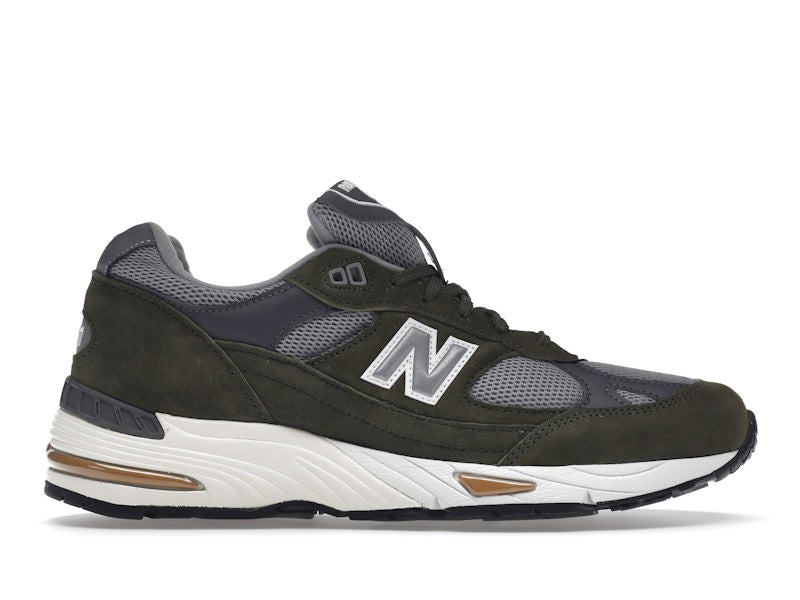 New Balance 991 MiUK Dark Green Grey Tan