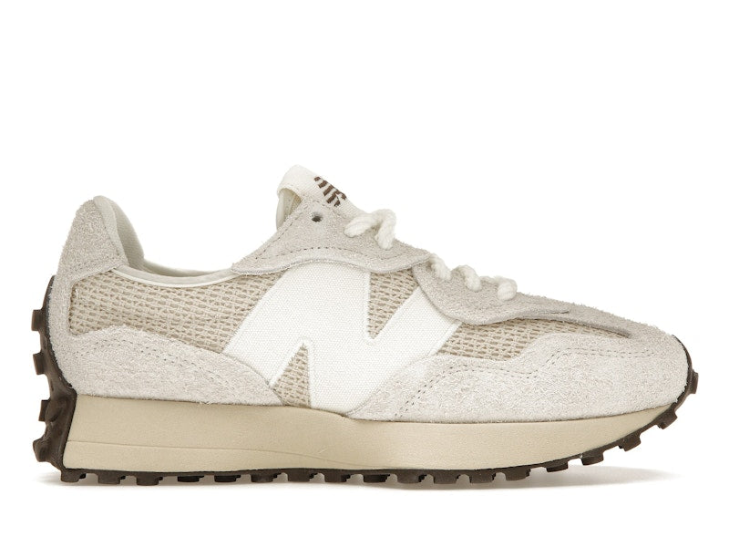 New Balance 327 Cream Brailed