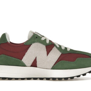 New Balance 327 Dark Green Red