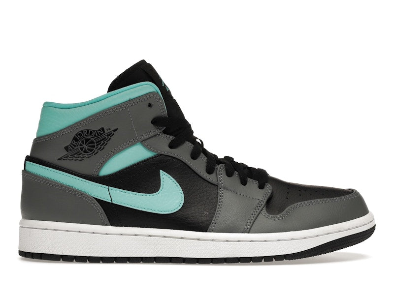 Jordan 1 Mid Grey Aqua