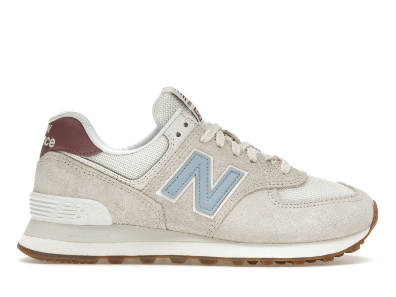 New Balance 574 Beige Baby Pink Ecru Blue (Women's)