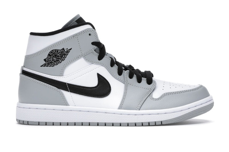 Jordan 1 Mid Light Smoke Grey Men's - 554724-092 - US