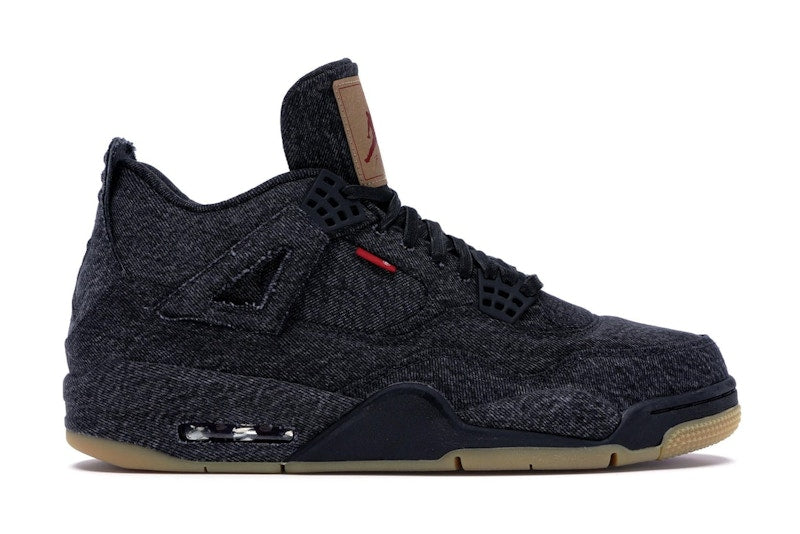 Jordan 4 Retro Levi's Black (Blank Tag)