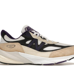New Balance 990v6 MiUSA Teddy Santis White Black Plum