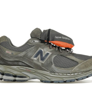 New Balance 2002R Grey Brown Pouch