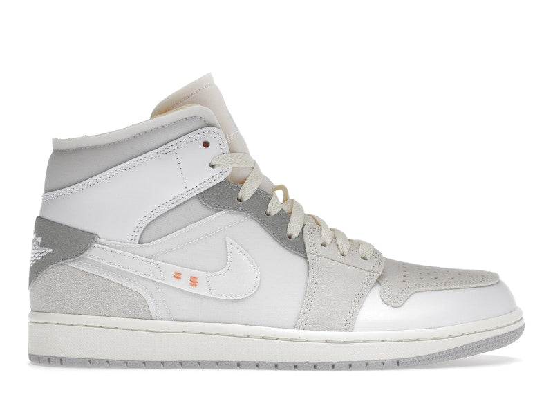 Jordan 1 Mid SE Craft Inside Out White Grey