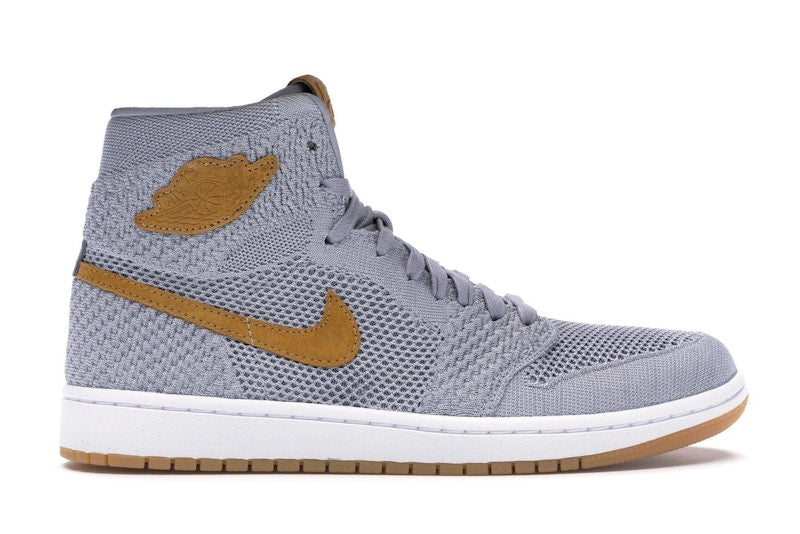 Jordan 1 Retro High Flyknit Wolf Grey