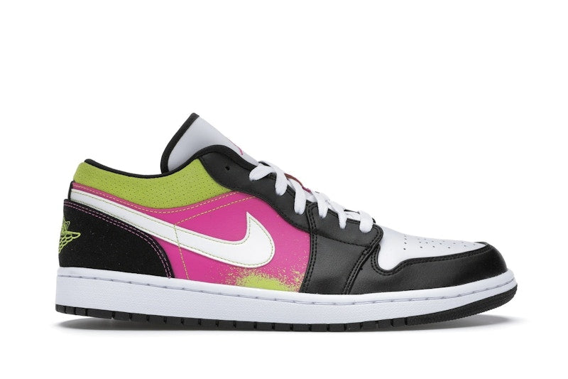 Jordan 1 Low Black Active Fuchsia Cyber