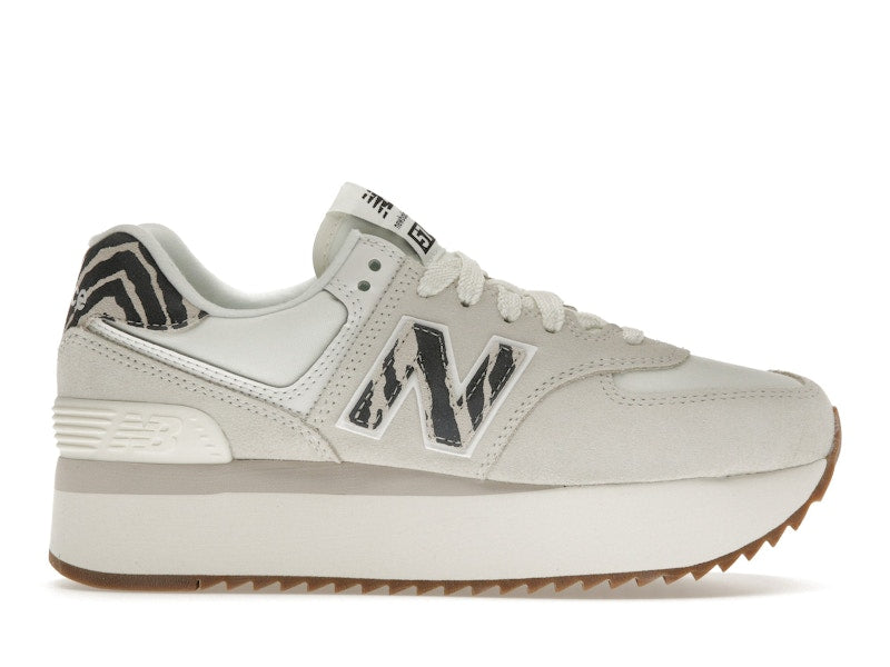 New Balance 574 Plus Sea Salt Animal Print (Women's)