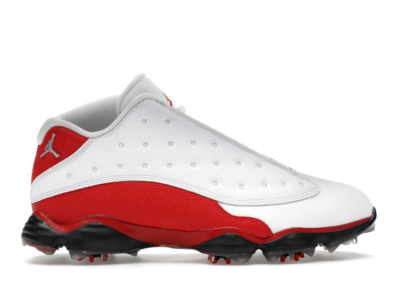Jordan 13 Retro Golf Cleat White Red