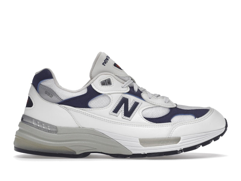 New Balance 992 White Navy
