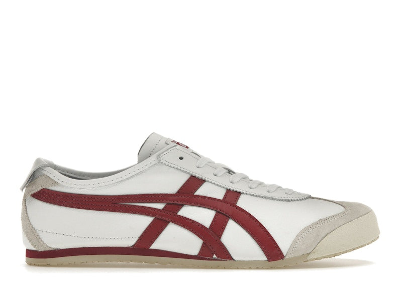 Onitsuka Tiger Mexico 66 White Burgundy Men's - D4J2L-0125 - US