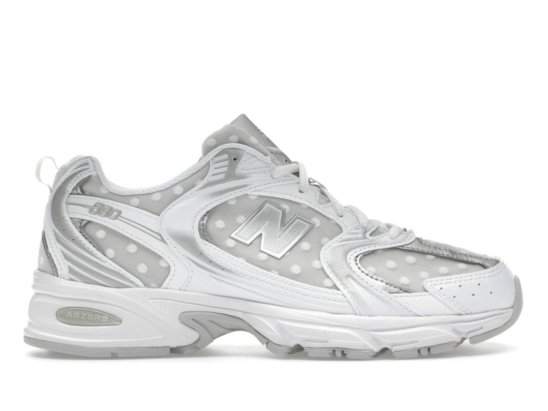 New Balance 530 Silver Metallic Polka Dots