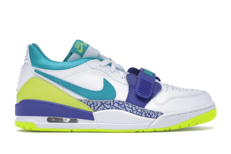 Jordan Legacy 312 Low Ultramarine Neon Yellow Aquamarine
