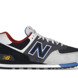 New Balance 574 Black Grey Royal