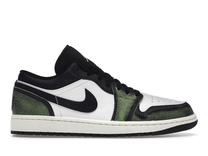 Jordan 1 Low Wear Away Electric Green Men's - DN3705-003 - US