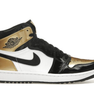 Jordan 1 Retro High Golf Patent Gold Toe