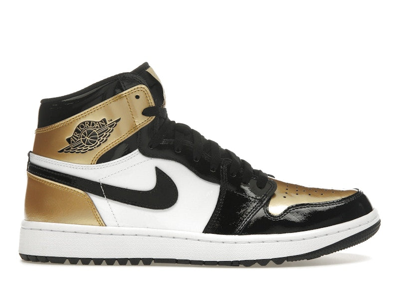 Jordan 1 Retro High Golf Patent Gold Toe