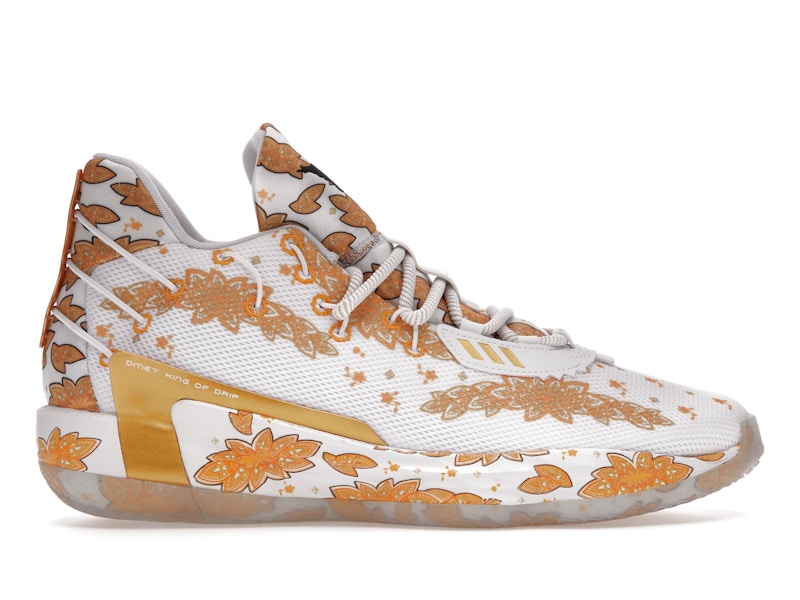 adidas Dame 7 Ric Flair White