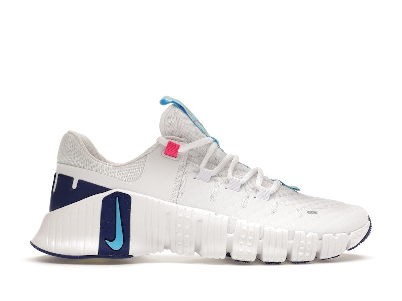 Nike Free Metcon 5 White Aquarius Blue