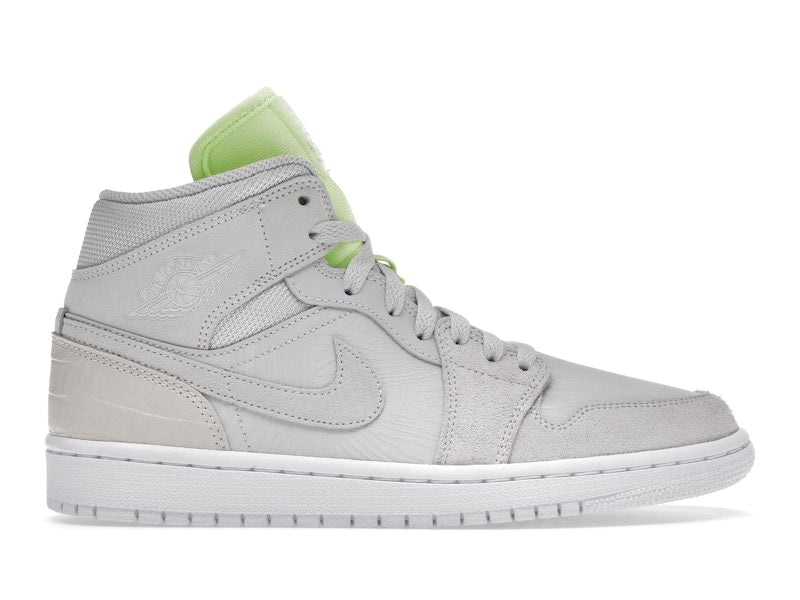 Jordan 1 Mid Vast Grey Ghost Green (Women's)