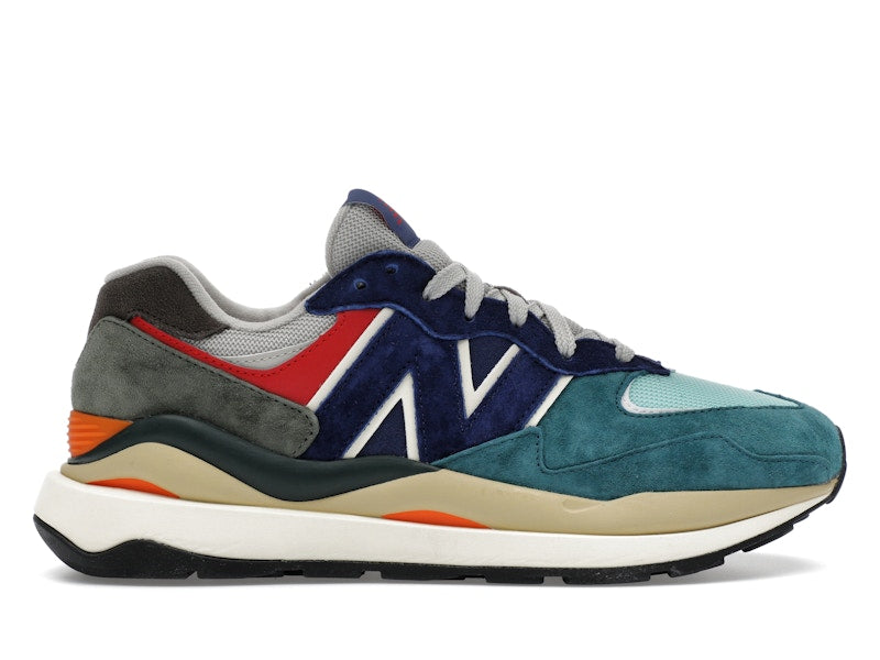 New Balance 57/40 Green Navy Orange Red