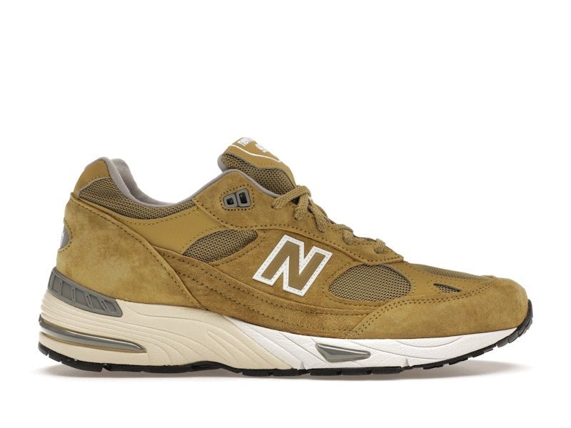 New Balance 991 MiUK Green Moss Cloud Cream