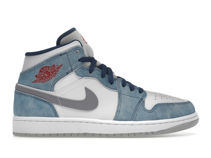 Jordan 1 Mid French Blue Fire Red Men's - DN3706-401 - US