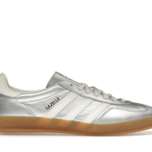 adidas Gazelle Indoor Silver Metallic Core White Men's - JR1206 - US
