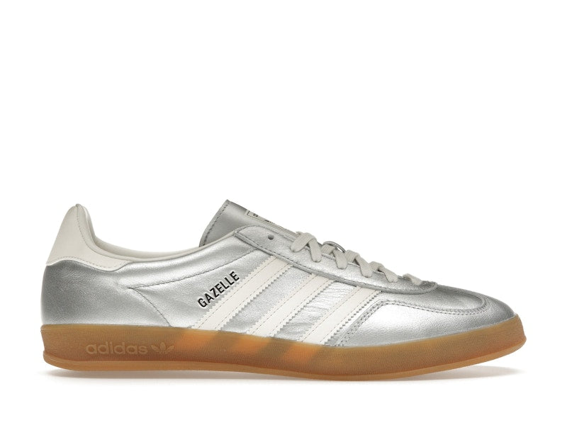 adidas Gazelle Indoor Silver Metallic Core White Men's - JR1206 - US