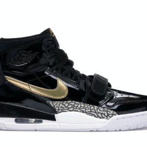 Jordan Legacy 312 Black Gold Patent