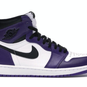 Air Jordan 1 Retro High Court Purple White Men's - 555088-500 - US