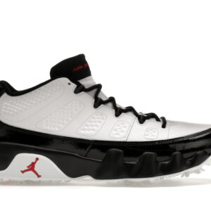 Jordan 9 Retro Low Golf White Black True Red