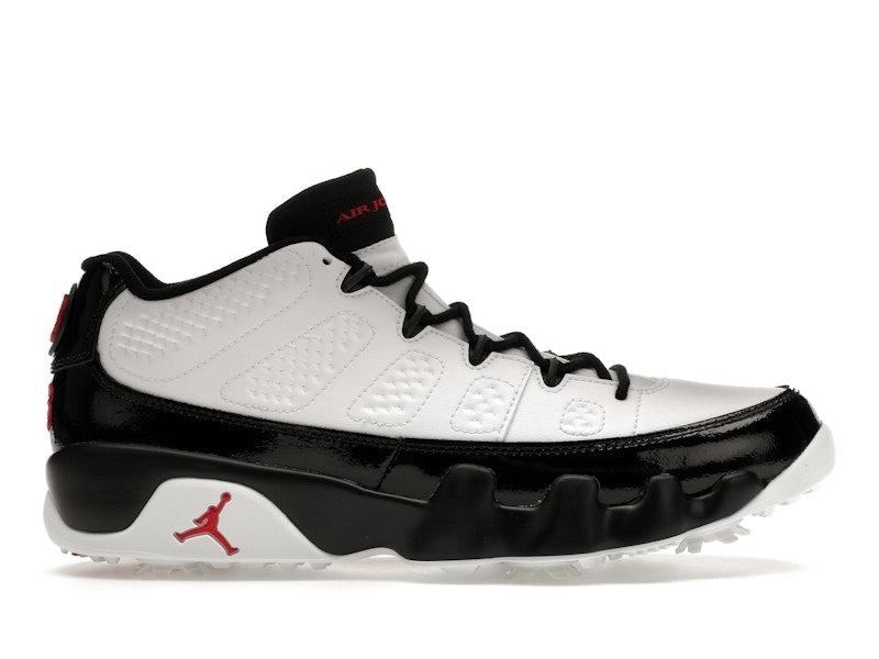 Jordan 9 Retro Low Golf White Black True Red