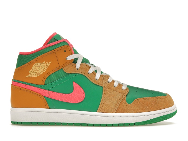 Jordan 1 Mid SE Wheat Watermelon Men's - DX4332-700 - US