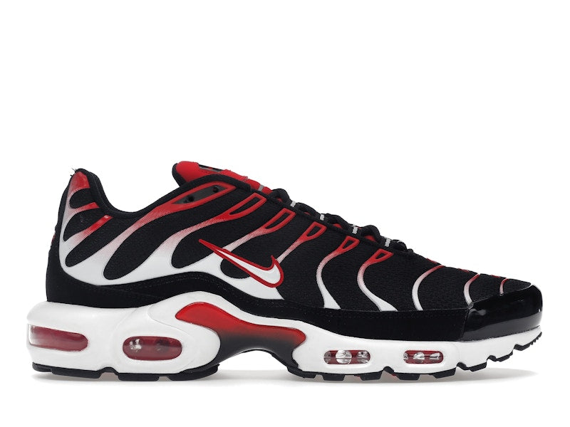 Nike Air Max Plus Black White University Red