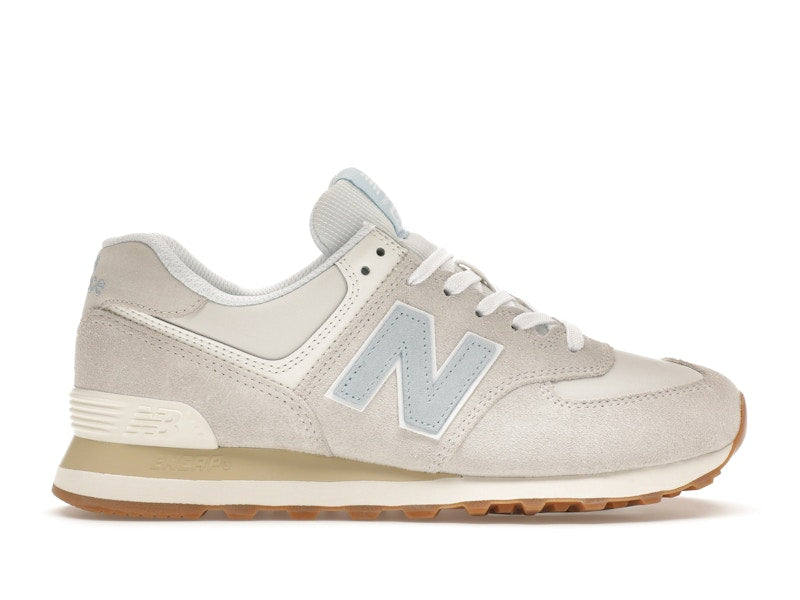 New Balance 574 Beige Ecru Blue Angora (Women's)