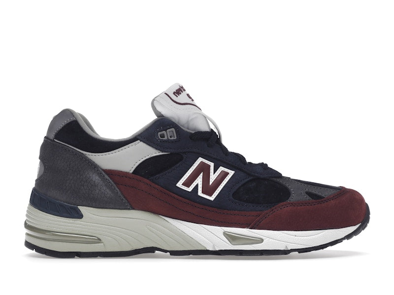 New Balance 991 Navy Burgundy