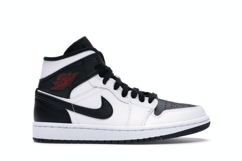 Jordan 1 Mid Reverse Black Toe (Women's)