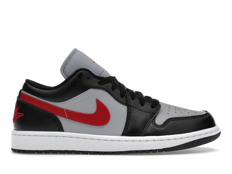 Jordan 1 Low Wolf Grey Gym Red (Women's)