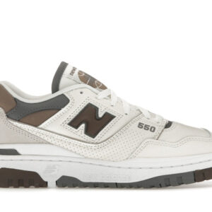 New Balance 550 Sea Salt Dark Mushroom