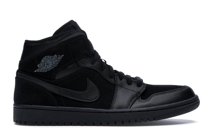 Jordan 1 Mid Triple Black (2018)