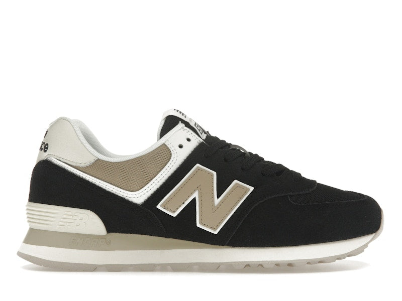 New Balance 574 Black Elephant Bone (Women's)