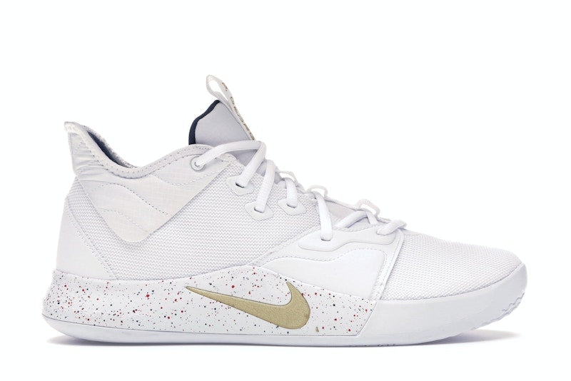 Nike PG 3 White Gold Navy