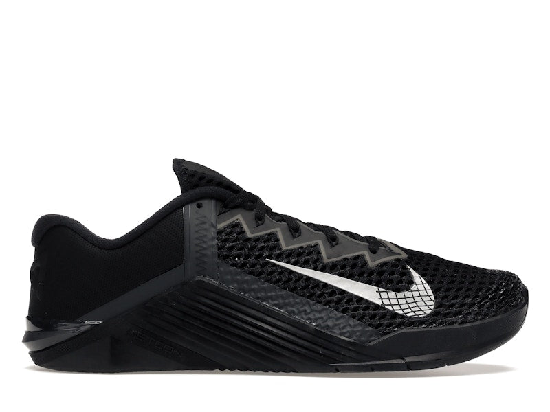 Nike Metcon 6 Black Metallic Silver