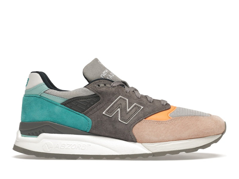 New Balance 998 Grey Blue Yellow